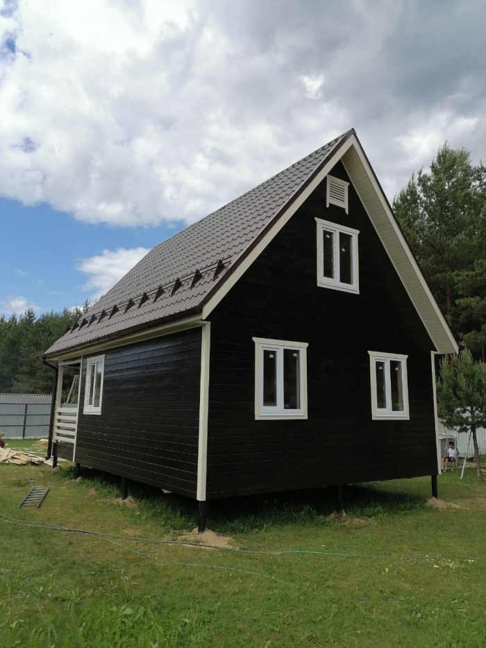 Фотообзор Дачник 6x8 с террасой и балконом - 2
