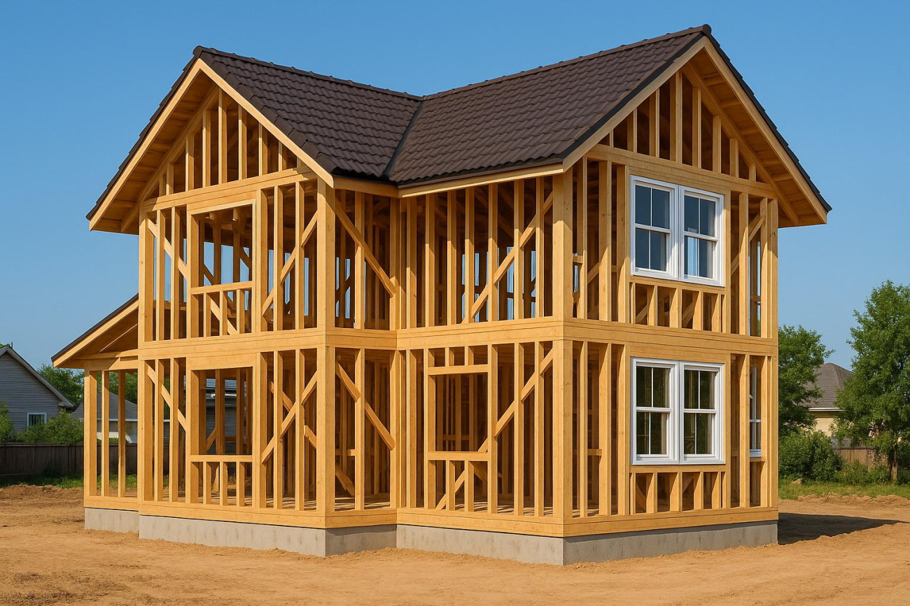 Пошаговый план строительства каркасного дома