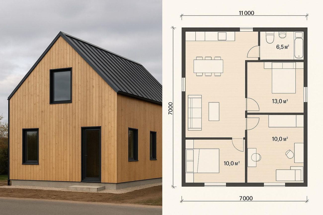 Критерии выбора проекта для каркасного деревянного дома