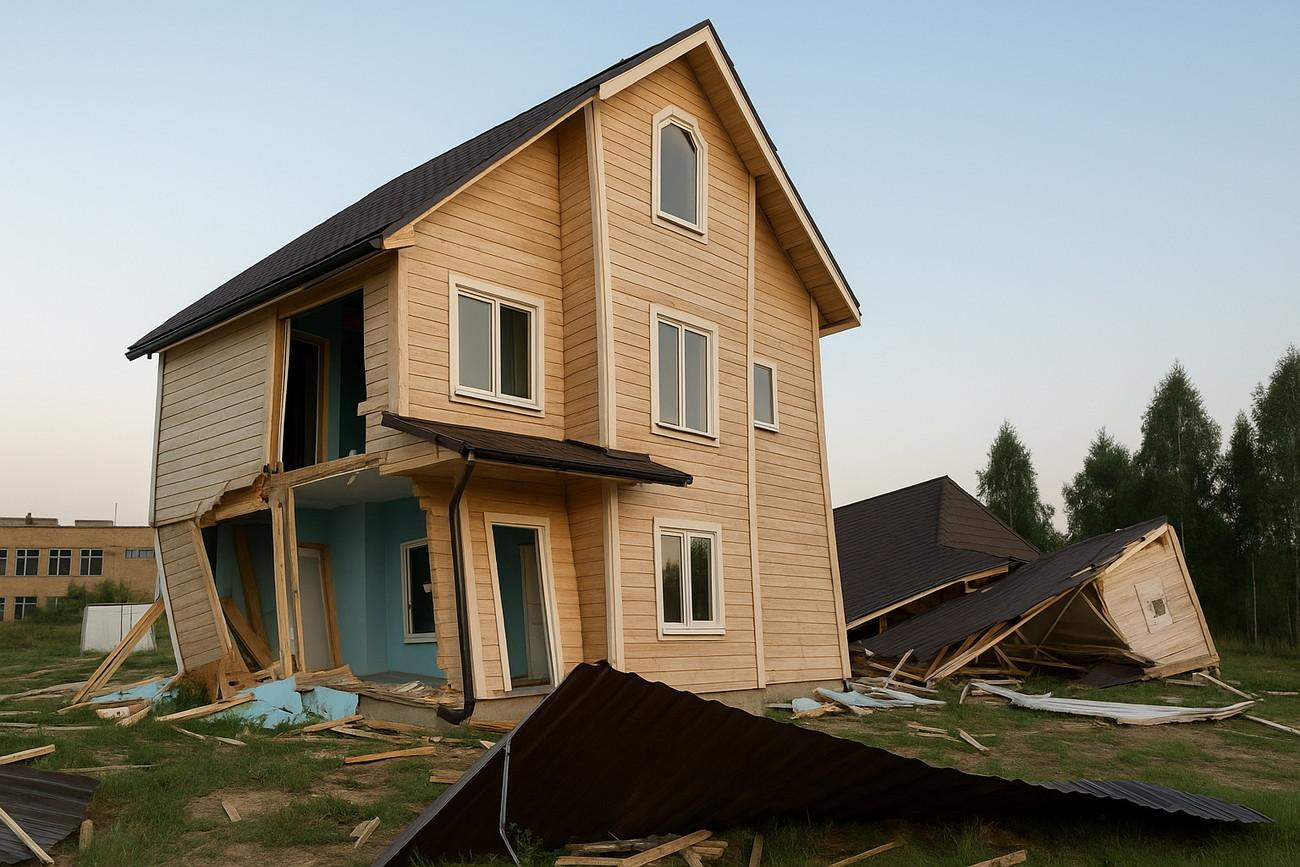 Ошибки строительства каркасного деревянного дома и их решение