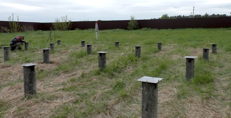 Фундамент на ЖБ сваях-2