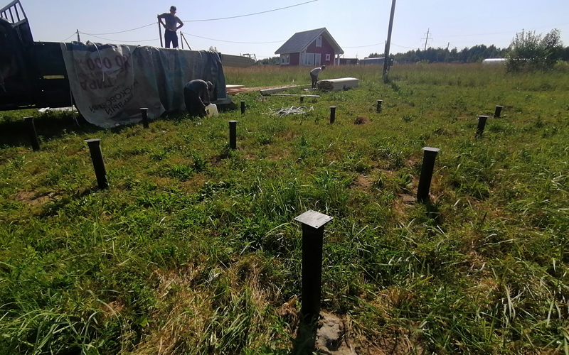 Свайно-винтовой фундамент-2