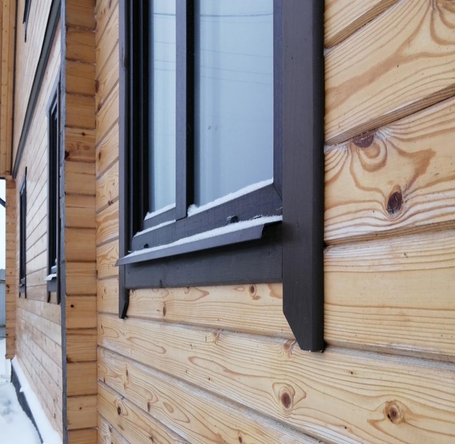 Цветная ламинация окон снаружи